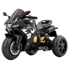 Mașină electrică pentru copii Richi (81859) Motocicleta gri pe acumulator pentru copii (516)