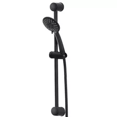 Набор для душа Bisk 08278 Set cap de dus cu bara BASE 3F, negru
