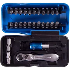Set de unelte de mână King Tony 1026CQ-AM вставки (биты) 1/4" и мини трещётка, 26 пр.