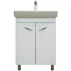 Шкаф под умывальник Bayro Dalas под умыв. Neon 500 белый мат