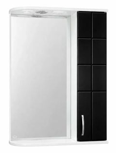 Oglindă baie Mashtab 1811 Domino 600x200x720 Alb-Negru