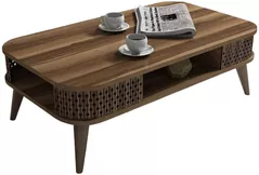 Журнальный столик Trendy Эйлюль, орех 105x34x60 см