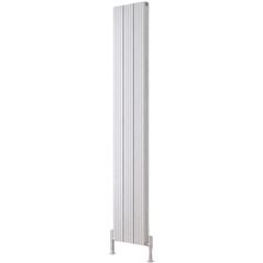 Radiator Carisa CHAMBORD DOUBLE 1800x295 9016 TEX White (3 elem) dt30=415w alum