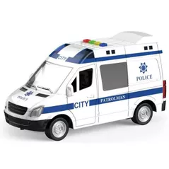 Mașină Wenyi 590B 1:16 Camionetă de poliție cu fricțiune