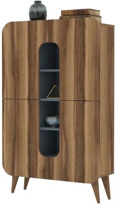 Комод Trendy Al meu-Nuc, Albastru 93x144x31cm, multifunctionala (GTR006621)