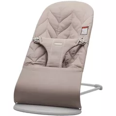 Детское кресло-качалка BabyBjorn 006317A Bliss Woven Petal Quilt, Sand Gray
