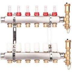 Комплект распределителей miscellaneous Colector inox 7 cai cu debitmetru Valvex