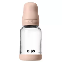 Поильник BIBS 5019244 Biberon din sticla anticolici Blush cu tetina din latex 0+ luni, 120ml