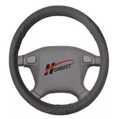 Чехол для автомобиля CatolLux NC-09-401 Black-L, оплетка на руль кож.