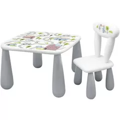 Набор детской мебели Maltex Maltex Luna Town White Grey