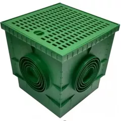 Душевой трап Hydro S 0111743 Cămin de vizitare pluvial cu grătar TOP - VERDE, DN 50/110, A15