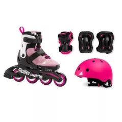 Роликовые коньки Rollerblade 07102100T93 Microblade Cube G ROSA/bianco 33-36.5