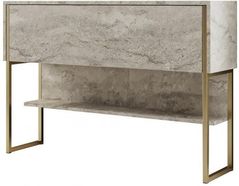 Стол Trendy Luxe, TravertinAur, 120x80x30cm (GTR005834)