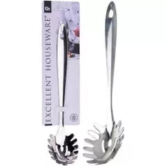Lingură Excellent Houseware 32306 Ложка для спагетти 30cm, нержавеющая сталь