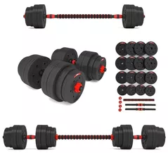 Гантель HMS SGP40 Abisal Composite Barbell And Dumbbells Set 40kg