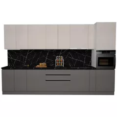 Мебель для кухни ArtFlame GOLA Cream/Stone Grey (3,6 m.l.)