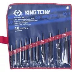 Набор ручных инструментов King Tony 1010PR набор выколоток и кернеров 10 пред. (простыня)
