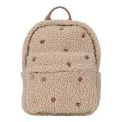 Rucsac pentru copii Little Dutch LD4917 Rucsac din material teddy Taupe