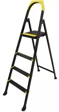 Scară Eurostep 53112 Scară pliabilă, neagră, cu 2 scari late