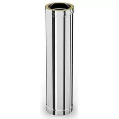 Дымоход miscellaneous Труба нержавеющая изолированная L-1 м, диаметр 150-200 мм