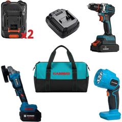 Set de scule electrice Hammer 40920 fara fir ECO (7 buc)