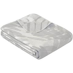 Домашний текстиль Ibena 1801/800 Jacquard Baumwolldecke Kula mith GOTS Zertifikat Grey/white