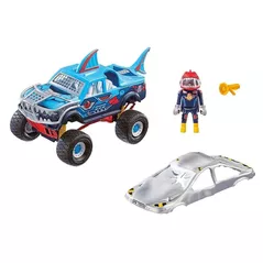 Mașină Playmobil PM70550 Stunt Show Shark Monster Truck