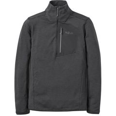 Одежда для спорта Rab Jacheta barbati Ascendor Light Pull-On Black L (QFG-60-BLK-LRG)