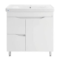 Шкаф под умывальник Mashtab 11742 Print cu 2 sertare+usa 80cm Alb