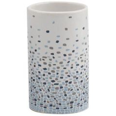 Стакан для зубных щёток MSV 40775 Brest голубые точки
