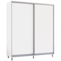 Шкаф Mobildor-Lux Арон с раздвижными дверцами (180x60x240H см) Brilliant White