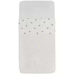 Детское постельное белье Jollein 008-524-67024 Простыня для детской кроватки Rosehip, 120x150 см