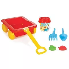 Jucărie pentru nisip Pilsan 06112 Set pentru nisip cu cărucior