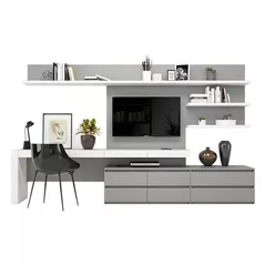 Set mobilă living Indart Livingul Kubo 23 (340x50x203)