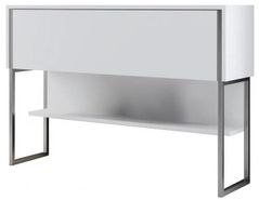 Masă Trendy Luxe, ArgintAlb, 120x80x30cm (GTR005832)