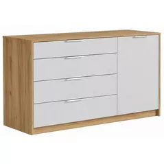 Comodă MatroLuxe 024440 Aura №3 (Oak Craft Gold)