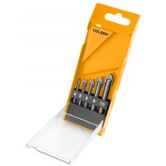 Burghiu Tolsen 75688 Set 5 burghii pentru sticla si ceramica 4-10mm