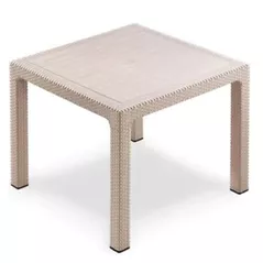 Mobilier pentru grădină Hydro S Masă Rattan, 90x90x75, Bej