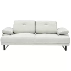 Canapea Trendy Mustang alb, 99x83x199cm