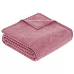 Textile de casă Ibena 3560/544 Uni Decke Porto Mauve