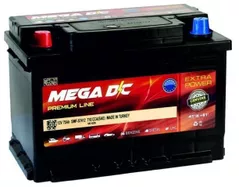 Автомобильный аккумулятор Mega DC 65 AH Japan 470A 238x134x225