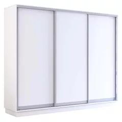 Шкаф Mobildor-Lux Fox uși glisante din PAL (260x60x200H cm) Alb