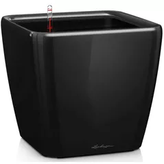 Цветочный горшок Lechuza Quadro Premium 43 LS, Black
