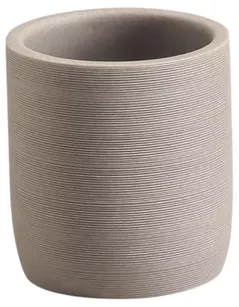 Стакан для зубных щёток Bisk 08576 Suport periute de dinti RIKO TAUPE