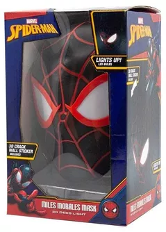 Ночной светильник 3DLightFX 89759 Marvel Spiderman Miles Morales Face 3D