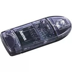 Кардридер Hama 124194 USB 3.0 Card Reader, SD/micro SD, anthracite