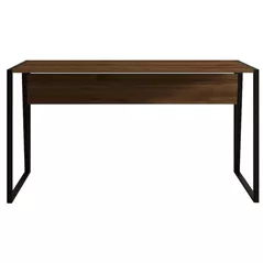 Masă de birou Trendy Kemer, NucNegru, 140x74x70cm