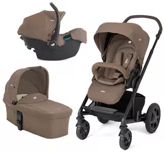 Детская коляска Joie T1201GBTOF000 Chrome DLX Toffee 3in1 (multifunctional)