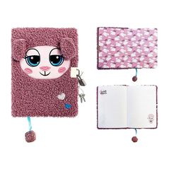 Carnet St.RIGHT 57886 Agenda cu lacat, A5, 96foi, 3D Cute Lamb, coperta plus