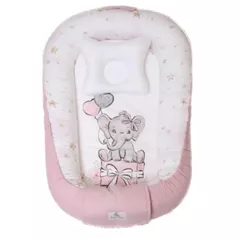 Гнездо для новорожденных PernaMea Babynest Premium Elefant Roz (PM.101552/8)